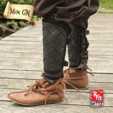  Grèves Viking Cuir - Ready For Battle - vue 3