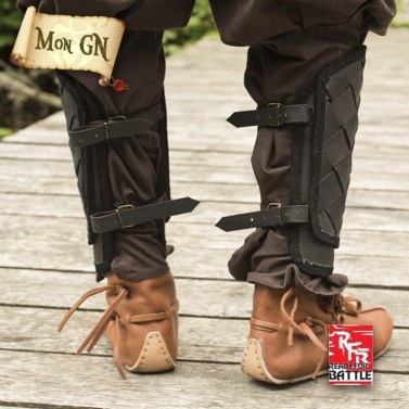  Grèves Viking Cuir - Ready For Battle - vue 4